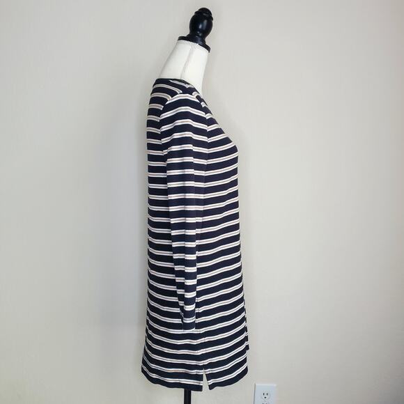 Lou & Grey Striped Knit Dress Medium - Picture 2 of 6
